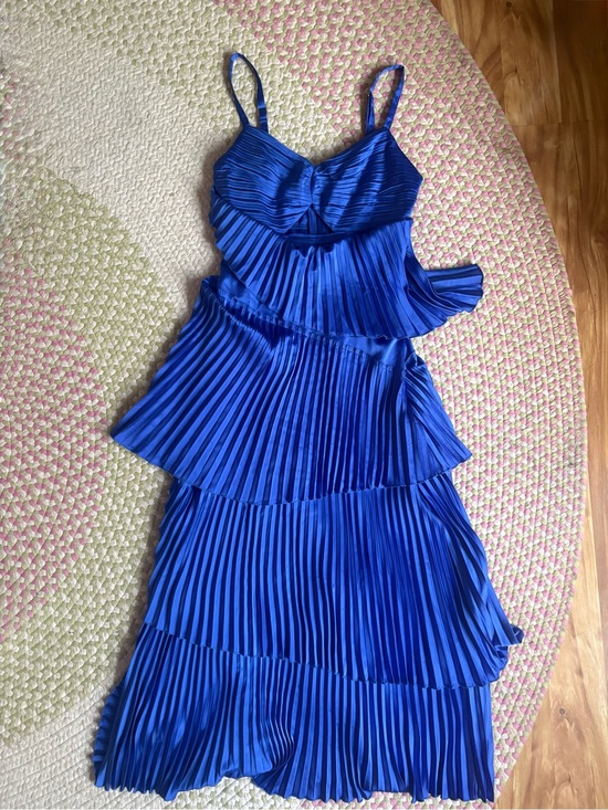 Abercrombie & Fitch Dresses & Skirts - Abercrombie & Fitch Royal Blue Pleated Maxi Dress